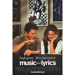  Music and Lyrics Movie Poster Double Sided Original 27x40 