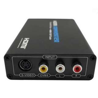   video and S video to HDMI Converter UP TO 1080P LKV363 Upscaler  