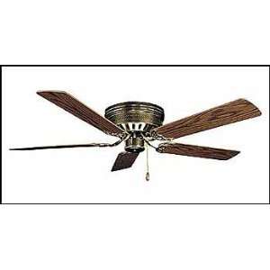  52 Inch Snugger Ceiling Fan Polished Brass Finish: Home 