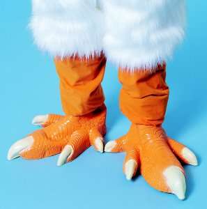  Chicken Feet (Orange) Deluxe Halloween Costume Accessory 