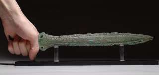 Rare European Iron Age bronze sword   Villanovan  750 B.C.  