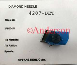 ATN 110E Pfanstiehl 207 DE / 4207 DET Needle  