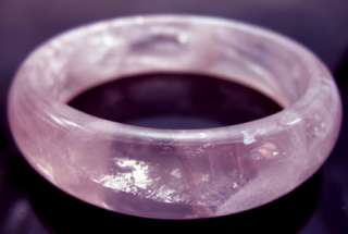 Pretty Rose Quartz Crystal Gemstone Bracelet Bangle reiki healing 