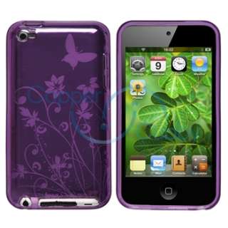 18 Accessory Floral Snowflake Hard Case Skin Cover for Apple iPod 