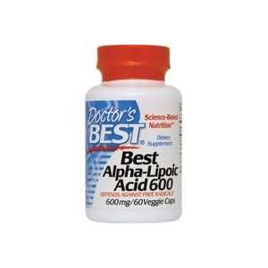 Vegetarian Supplements: Doctors Best   Best Alpha Lipoic Acid    600 