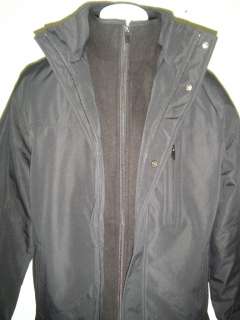 NWT! Weatherproof Mens MEDIUM Ultra Tech Jacket Fleece Bib Removable 