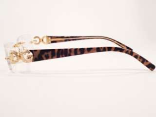 1158 B 51 16 AUTHENTIC Dolce & Gabbana glasses Gold Rimless 