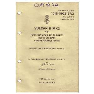    Avro Vulcan B Aircraft Safety Manual Sicuro Publishing Books