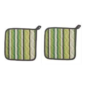   Designs Basic Potholders, Ashcroft Stripe, Set of 2