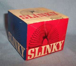 Vintage 1960s James Metal SLINKY Original Walking Spring Toy Orig 