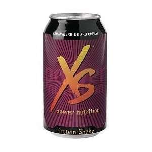  XS Power Nutrition Protein Shakes Strawberries and Cream 