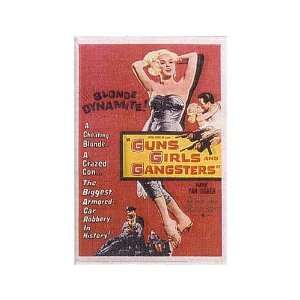  Guns Girls And Gangsters Movie Poster, 11 x 17 (1959 