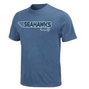 Seattle Seahawks Blue Inside Line T Shirt  Sports 