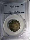 1880 LIBERTY SEATED QUARTER PCGS PF. 65 SUPERB COLORS, ORIGINAL 