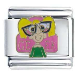  Geek Girl Gift Italian Charm Bracelet Pugster Jewelry