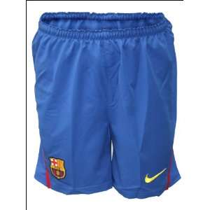  Nike Mens Barcelona Soccer Futbol Home Shorts: Sports 