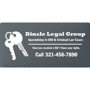   Vinyl Banner   Specializing In DUI Criminal Law Cases 