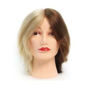 Mannequin Head 18 Inch with Four Color Sections: Beauty