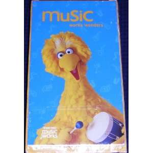  Sesame Street music Works Wonders maravillas Musicales(vhs 