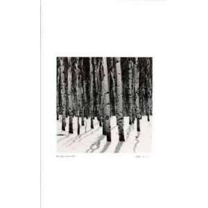    Untitled (birch trees) by Morry Katz, 12x20: Home & Kitchen