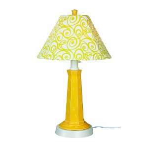  Patio Living Concepts Swirl 35 Table Lamps: Patio, Lawn 