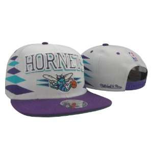  NBA Diamond Charlotte Hornets Purple SnapBack Hat: Sports 