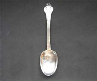 James II Provincial Lace Back Rattail Trefid Spoon 1689  