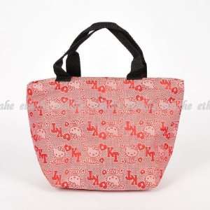  Hello Kitty Mini Handbag Lunch Box Tote Bag Red: Baby