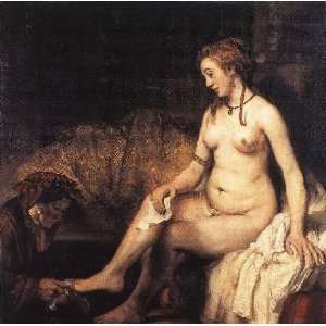   , painting name Bathsheba at Her Bath, by Rembrandt