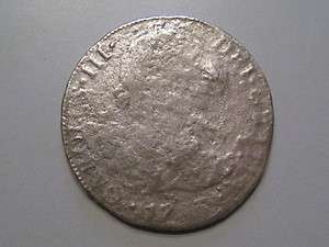 1783 Mo. FF Silver 8 Reales. Ship wreck coin. Colonial Mexico. Charles 