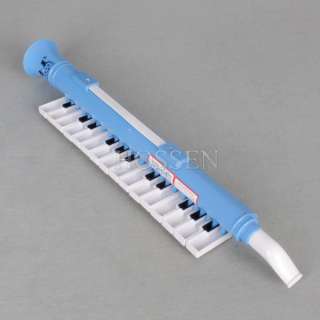 Blue 27 Note Soprano Melodica Mouth Organ 2 Octaves Portable Wind 