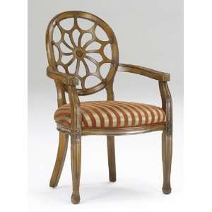  Bernards 7850 Frame Accent Chair, Pecan