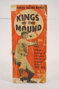 1894   1944 KINGS OF THE MOUND PITCHER RATING MANUAL  