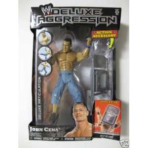   OF 2009 DELUXE AGGRESSION WWE JOHN CENA ACTION FIGURE: Toys & Games