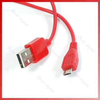USB 2.0 Charger Charging To Micro 5 Pin Data Cable For Mp3 Cell Phone 