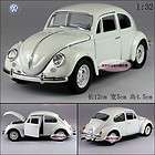 New Volkswagen 1967 Beetle Coupe 1:32 Alloy Diecast Model Car White 