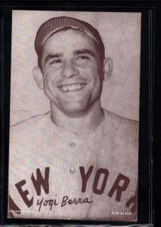 1946 66 EXHIBITS POSTCARD YOGI BERRA EX OV0604  