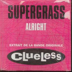 SUPERGRASS alright CD 1 trk promo in special slv (spcd1918) french emi 