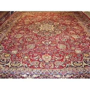   Hand Knotted Meshad/Mashad Persian Rug   98x1211