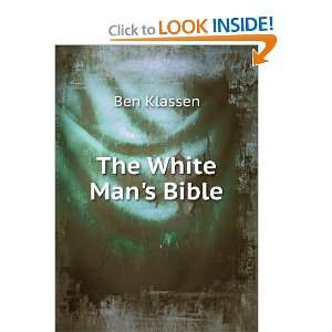  The White Mans Bible Ben Klassen Books