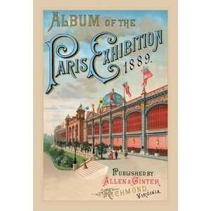 Album of the Paris Exhibition, 1889   12x18 Framed Print in Gold Frame 