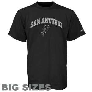  Majestic San Antonio Spurs Black Tagged Big Sizes T shirt 