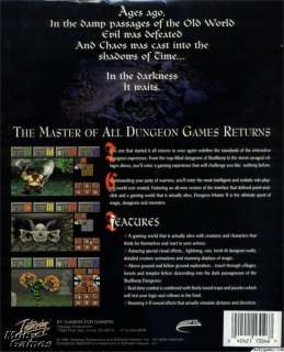 Dungeon Master II 2 + Manual MAC CD fantasy RPG game  