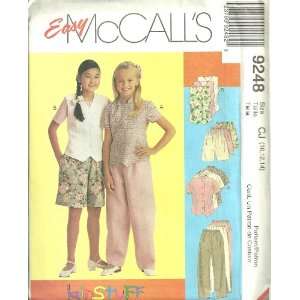   On Pants And Shorts (Easy McCalls Sewing Pattern 9248, Size 10,12,14