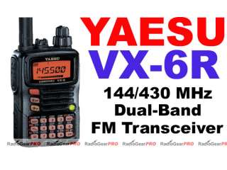 Yaesu VX 6R VX6R Handheld Receiver 3 band Transmiter  