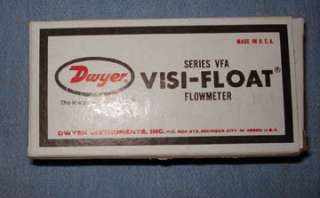 New Dwyer Visi Float VFA 25 Flowmeter  