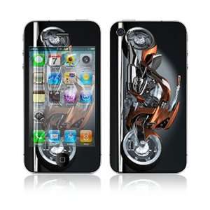  DecalSkin Apple iPhone 4 Skin Cover   V Rex Cell Phones 