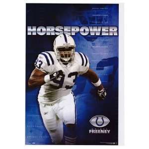   Freeney Horsepower Indianapolis COLTS POSTER NFL: Home & Kitchen