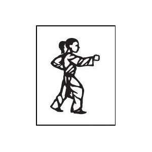    Front Punch Girl Martial Arts Laser cut: Arts, Crafts & Sewing