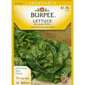   55863 Lettuce, Head Burpee Bibb Seed Packet Patio, Lawn & Garden
